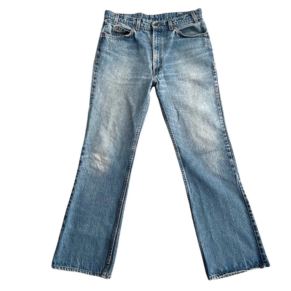 Vintage 1985 Levi’s Orange Tab 517 Bootcut Jeans Made in USA Tag 38 X 32